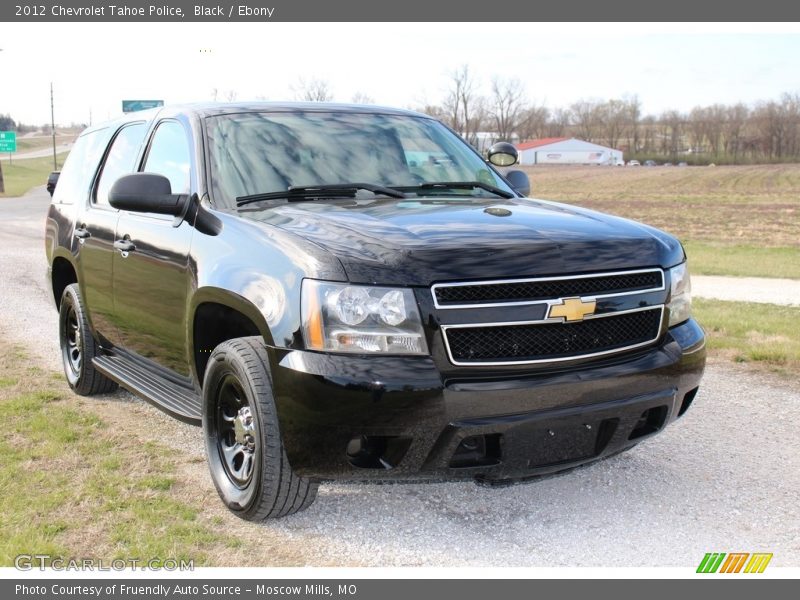 Black / Ebony 2012 Chevrolet Tahoe Police