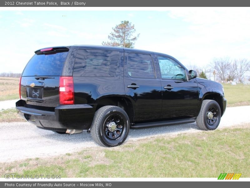 Black / Ebony 2012 Chevrolet Tahoe Police