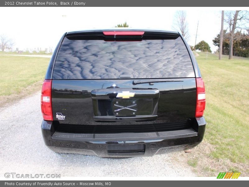 Black / Ebony 2012 Chevrolet Tahoe Police