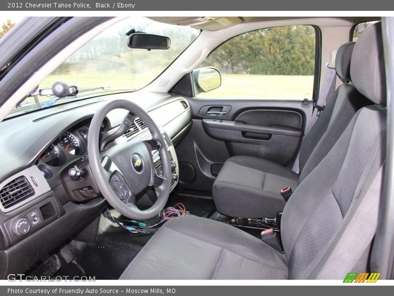 Black / Ebony 2012 Chevrolet Tahoe Police