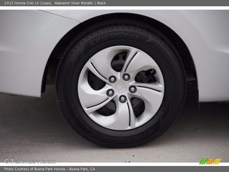 Alabaster Silver Metallic / Black 2013 Honda Civic LX Coupe