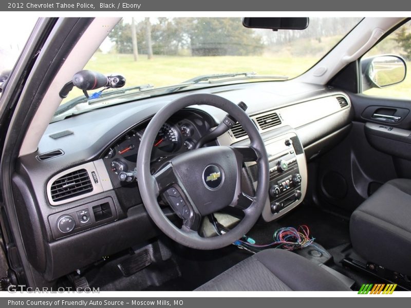 Black / Ebony 2012 Chevrolet Tahoe Police