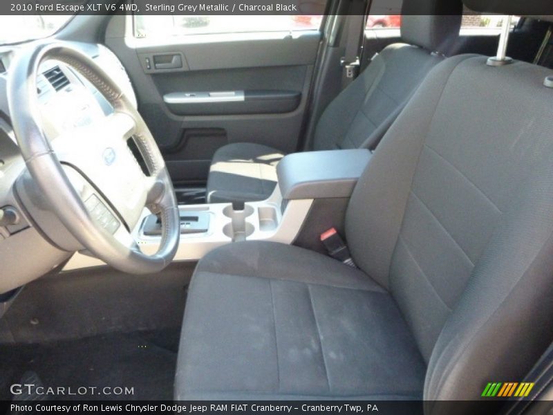 Sterling Grey Metallic / Charcoal Black 2010 Ford Escape XLT V6 4WD