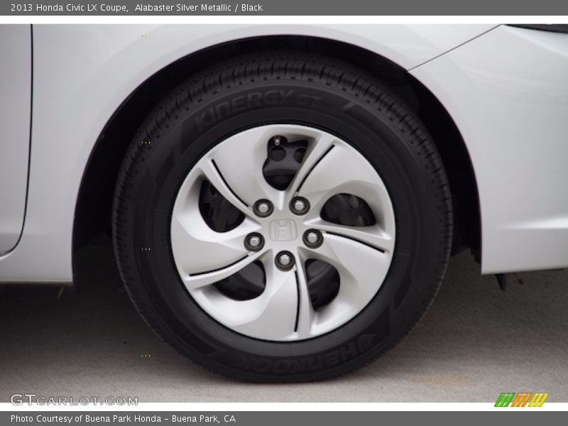 Alabaster Silver Metallic / Black 2013 Honda Civic LX Coupe