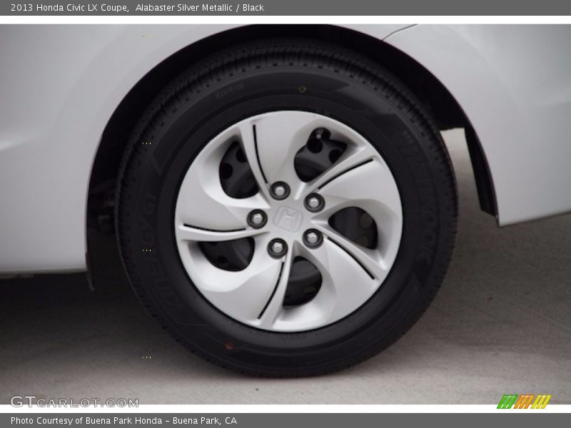 Alabaster Silver Metallic / Black 2013 Honda Civic LX Coupe