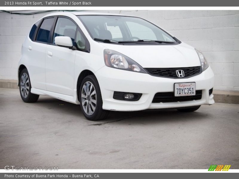 Taffeta White / Sport Black 2013 Honda Fit Sport
