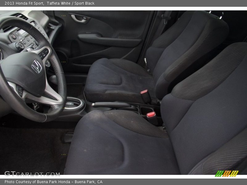 Taffeta White / Sport Black 2013 Honda Fit Sport