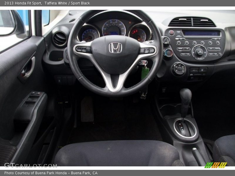 Taffeta White / Sport Black 2013 Honda Fit Sport