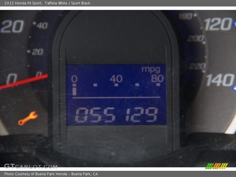 Taffeta White / Sport Black 2013 Honda Fit Sport