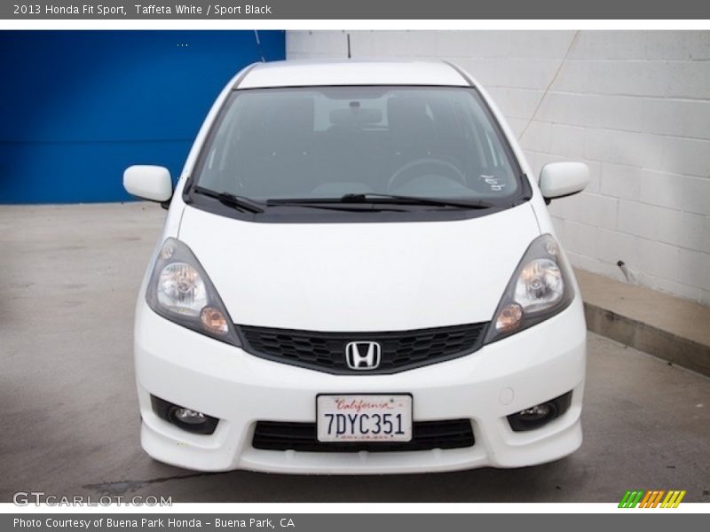 Taffeta White / Sport Black 2013 Honda Fit Sport