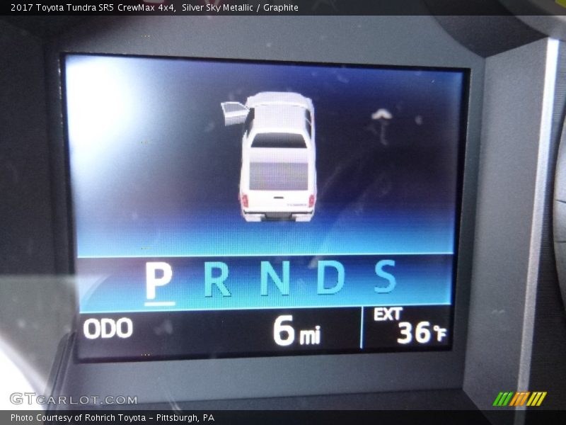 Silver Sky Metallic / Graphite 2017 Toyota Tundra SR5 CrewMax 4x4
