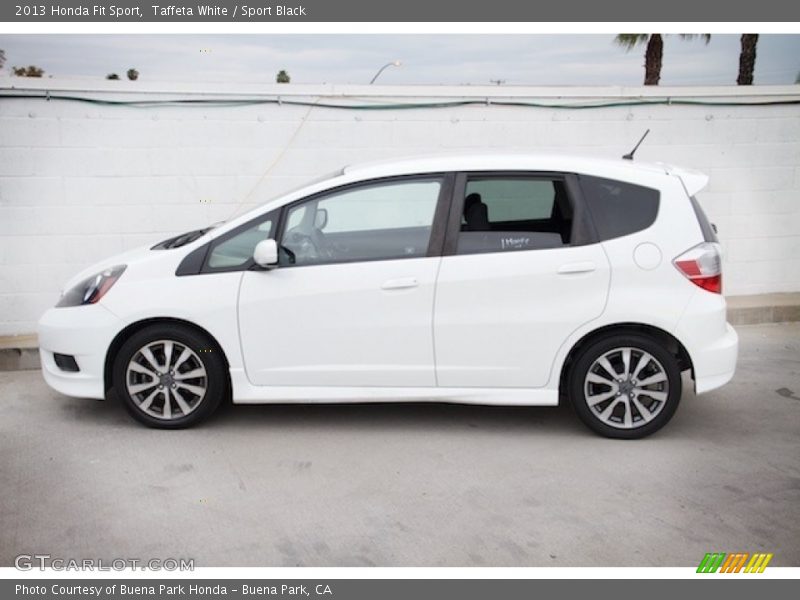 Taffeta White / Sport Black 2013 Honda Fit Sport