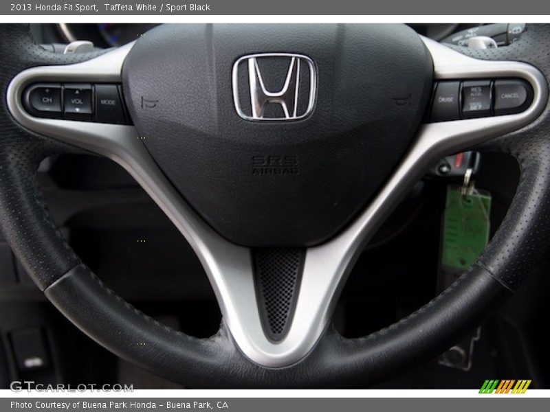 Taffeta White / Sport Black 2013 Honda Fit Sport