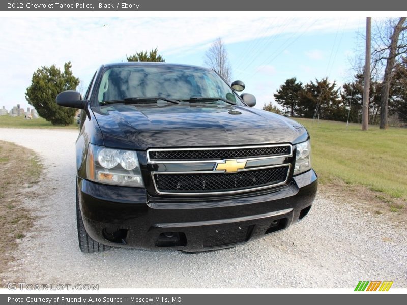 Black / Ebony 2012 Chevrolet Tahoe Police