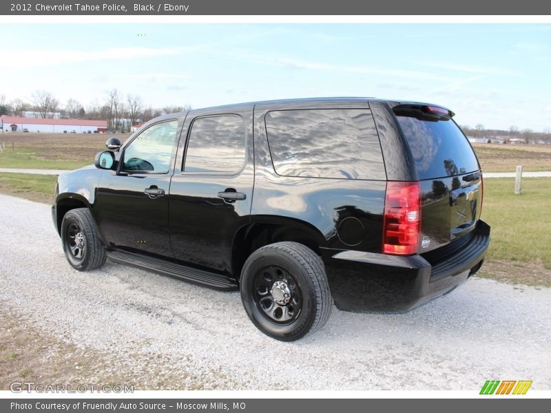 Black / Ebony 2012 Chevrolet Tahoe Police