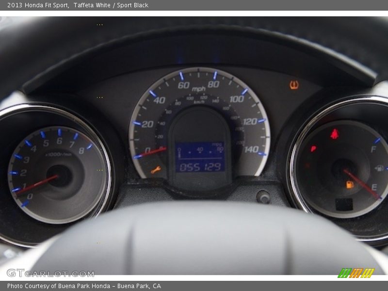 Taffeta White / Sport Black 2013 Honda Fit Sport