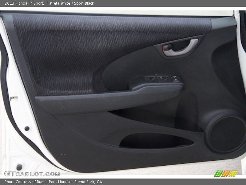Taffeta White / Sport Black 2013 Honda Fit Sport