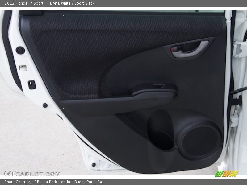 Taffeta White / Sport Black 2013 Honda Fit Sport