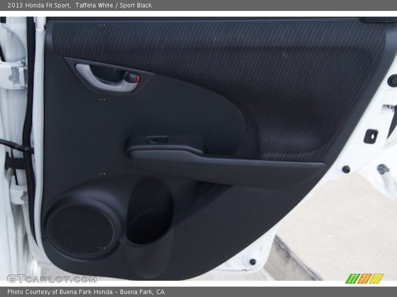 Taffeta White / Sport Black 2013 Honda Fit Sport