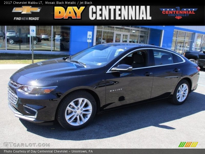Mosaic Black Metallic / Jet Black 2017 Chevrolet Malibu LT