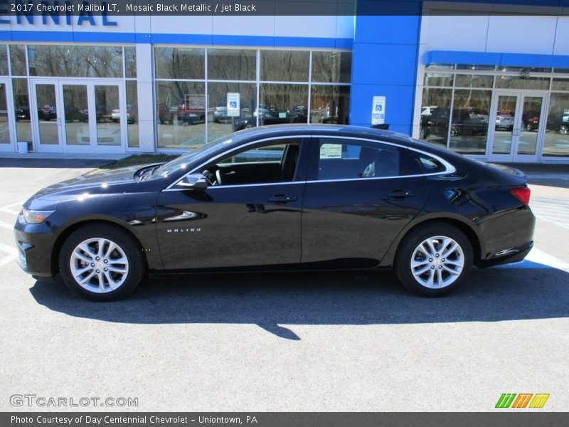 Mosaic Black Metallic / Jet Black 2017 Chevrolet Malibu LT