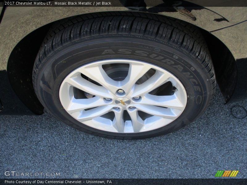 Mosaic Black Metallic / Jet Black 2017 Chevrolet Malibu LT