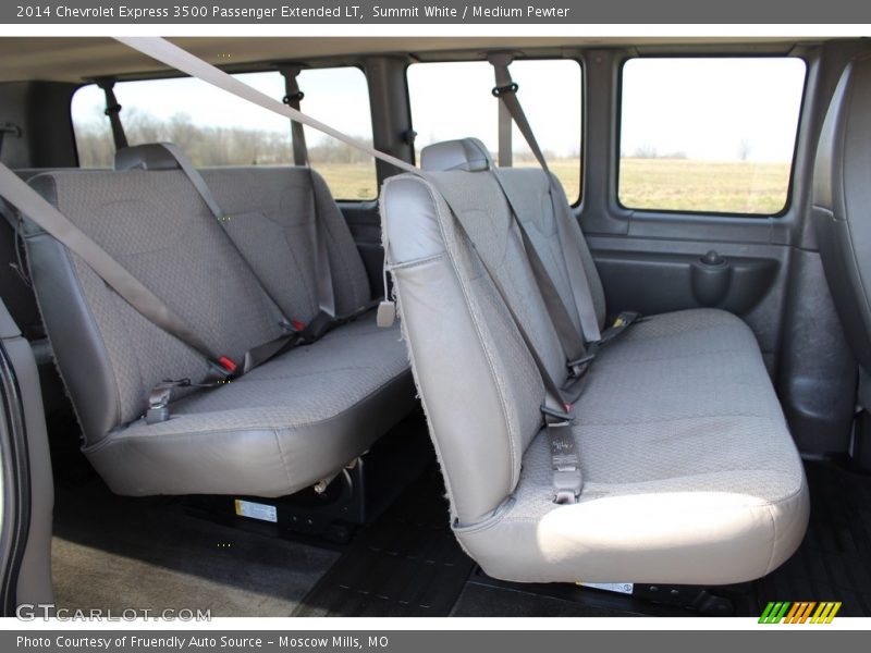 Summit White / Medium Pewter 2014 Chevrolet Express 3500 Passenger Extended LT
