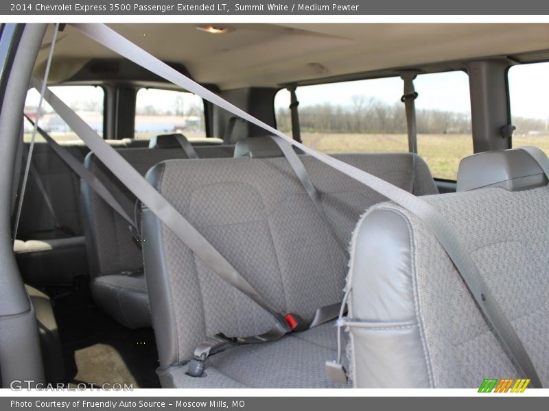 Summit White / Medium Pewter 2014 Chevrolet Express 3500 Passenger Extended LT