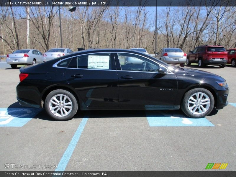 Mosaic Black Metallic / Jet Black 2017 Chevrolet Malibu LT