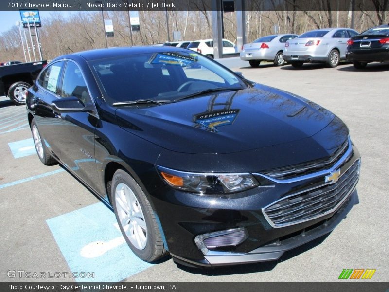 Mosaic Black Metallic / Jet Black 2017 Chevrolet Malibu LT