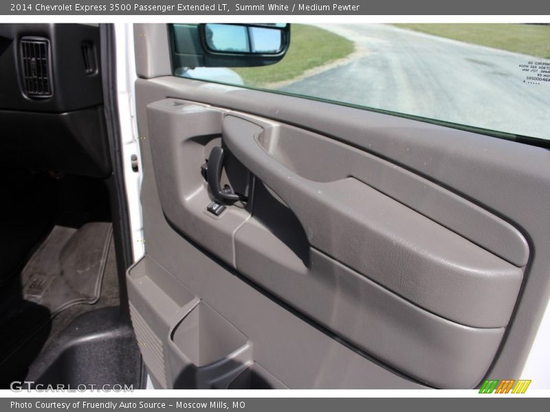 Summit White / Medium Pewter 2014 Chevrolet Express 3500 Passenger Extended LT