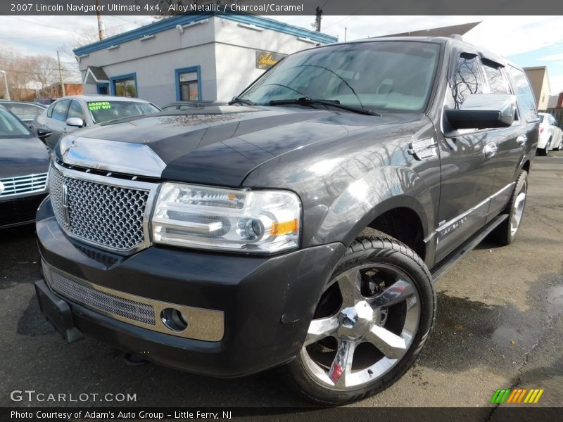 Alloy Metallic / Charcoal/Caramel 2007 Lincoln Navigator Ultimate 4x4