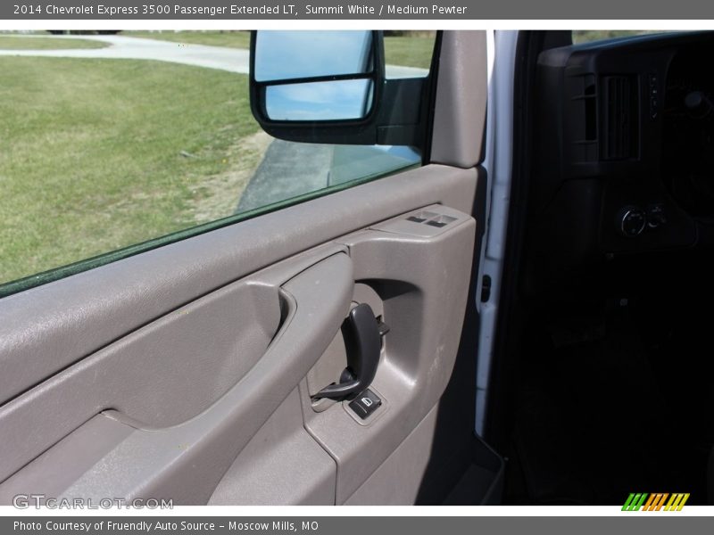 Summit White / Medium Pewter 2014 Chevrolet Express 3500 Passenger Extended LT