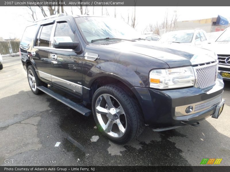 Alloy Metallic / Charcoal/Caramel 2007 Lincoln Navigator Ultimate 4x4
