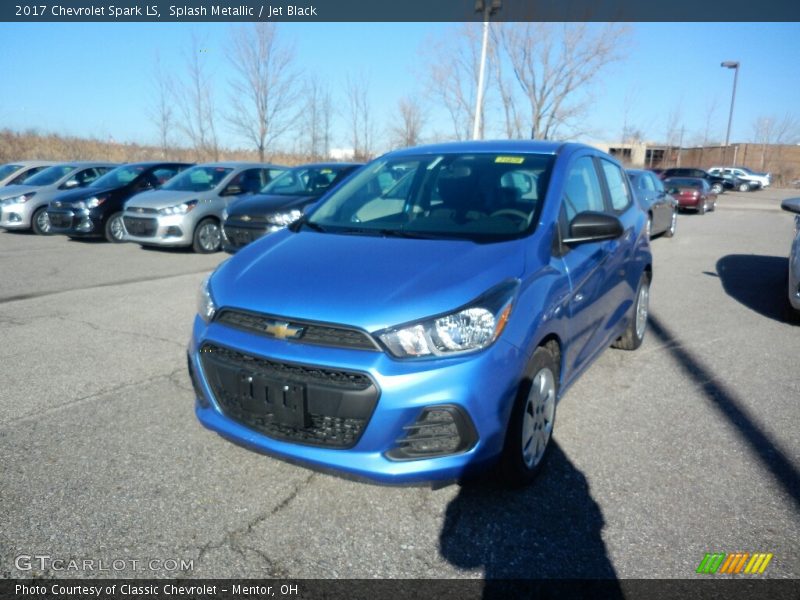Splash Metallic / Jet Black 2017 Chevrolet Spark LS