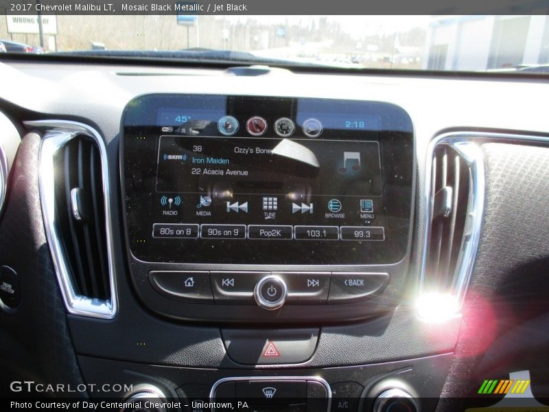 Mosaic Black Metallic / Jet Black 2017 Chevrolet Malibu LT