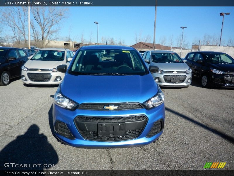 Splash Metallic / Jet Black 2017 Chevrolet Spark LS
