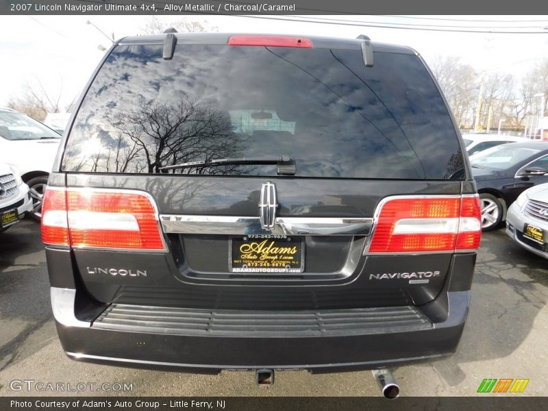 Alloy Metallic / Charcoal/Caramel 2007 Lincoln Navigator Ultimate 4x4