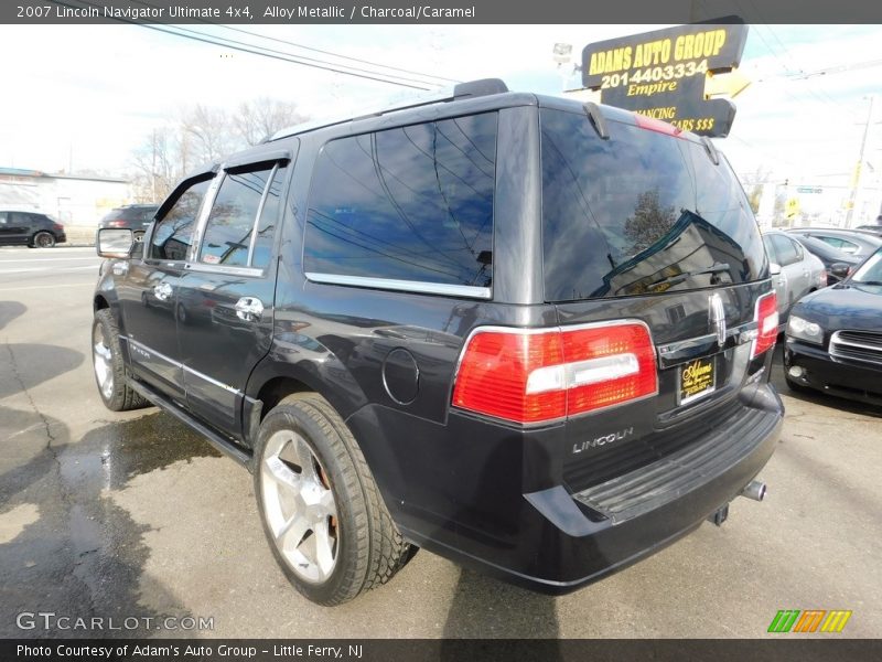 Alloy Metallic / Charcoal/Caramel 2007 Lincoln Navigator Ultimate 4x4