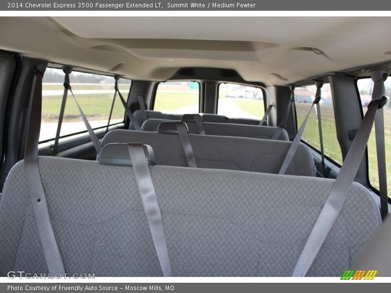 Summit White / Medium Pewter 2014 Chevrolet Express 3500 Passenger Extended LT