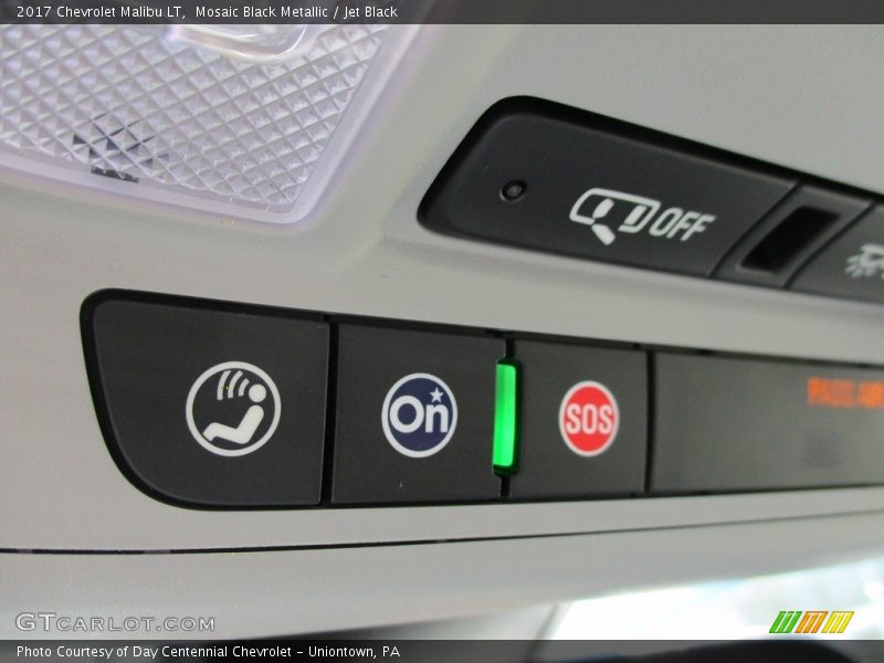 Mosaic Black Metallic / Jet Black 2017 Chevrolet Malibu LT