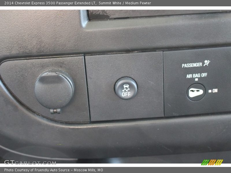 Summit White / Medium Pewter 2014 Chevrolet Express 3500 Passenger Extended LT