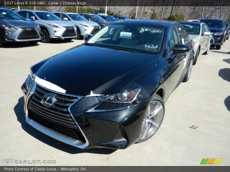 Caviar / Chateau Beige 2017 Lexus IS 300 AWD