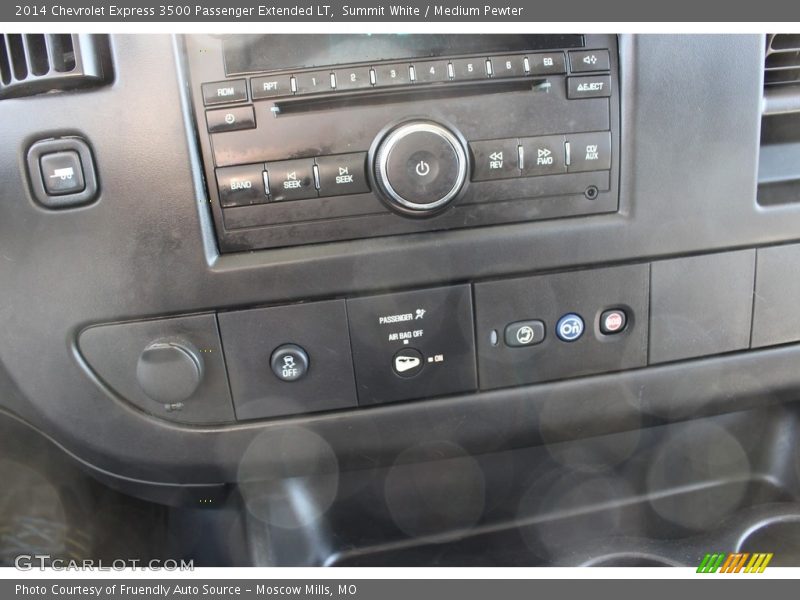 Summit White / Medium Pewter 2014 Chevrolet Express 3500 Passenger Extended LT