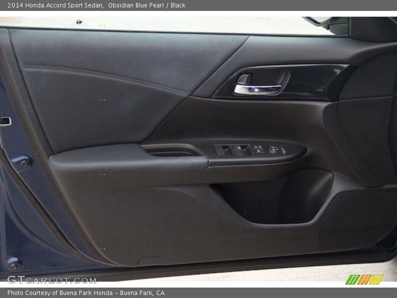 Obsidian Blue Pearl / Black 2014 Honda Accord Sport Sedan