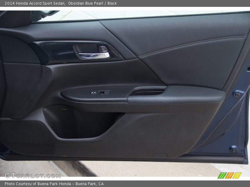 Obsidian Blue Pearl / Black 2014 Honda Accord Sport Sedan