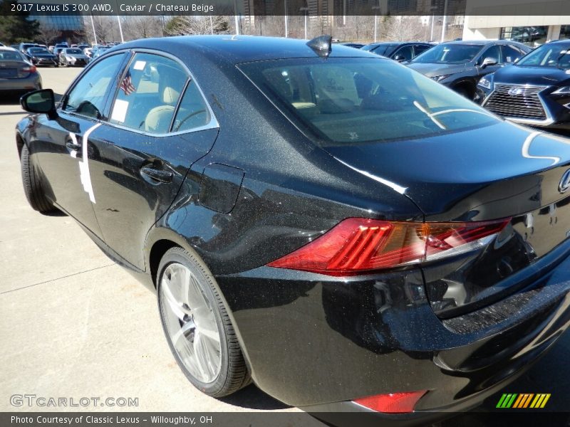 Caviar / Chateau Beige 2017 Lexus IS 300 AWD