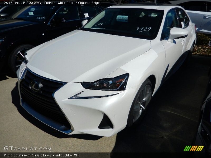 Eminent White Pearl / Chateau Beige 2017 Lexus IS 300 AWD