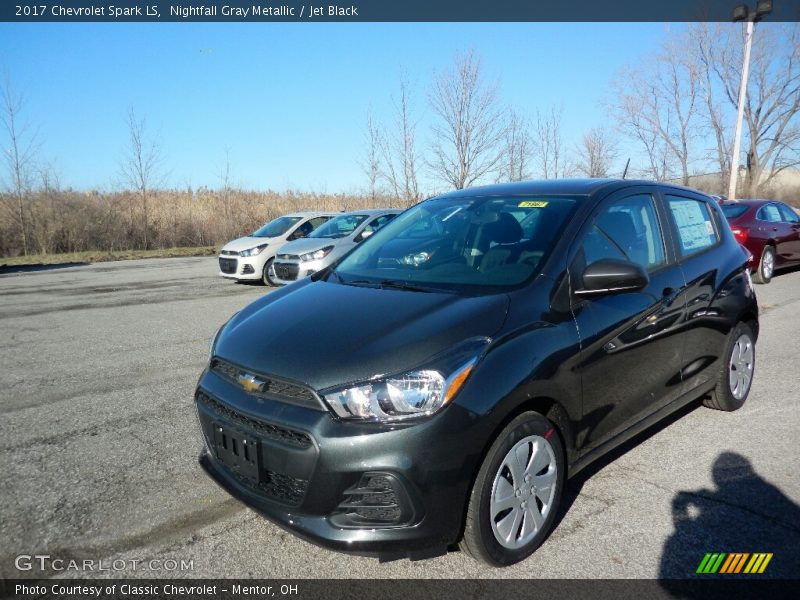 Nightfall Gray Metallic / Jet Black 2017 Chevrolet Spark LS