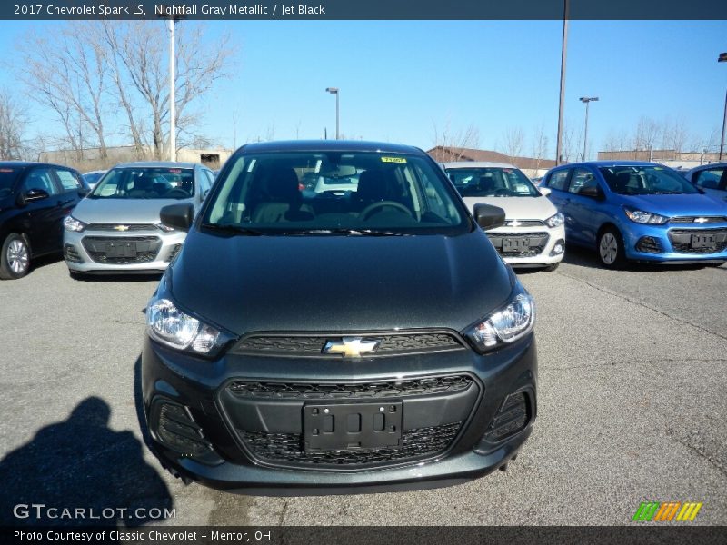 Nightfall Gray Metallic / Jet Black 2017 Chevrolet Spark LS